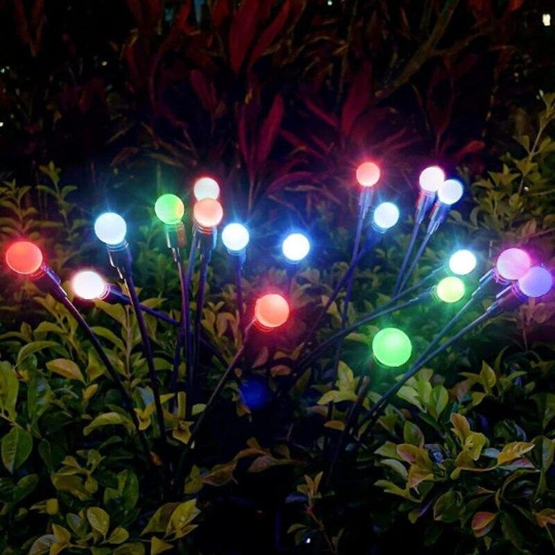 Father's Day Promotionš„ IP65 Waterproof Solar Powered Firefly Garden Light(Buy 3 Free Shipping)
