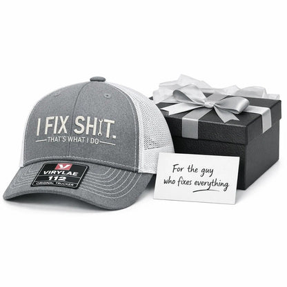 💥LAST DAY 57% OFF-🛠️ I Fix Shit Trucker Hat – Funny Mechanic & Fixer Cap