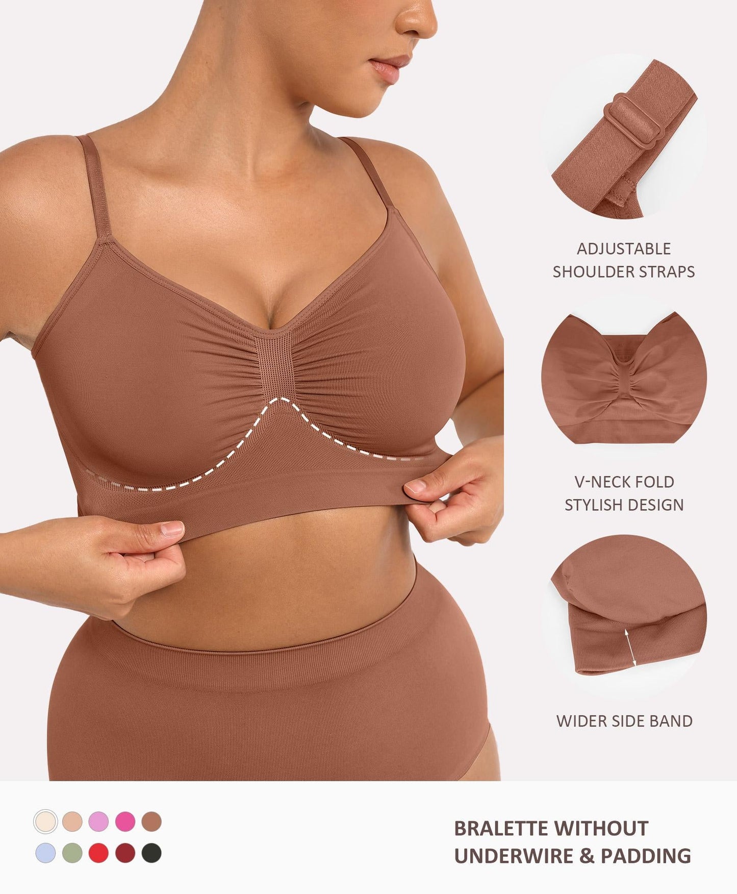 Everyday Wireless Bra Unlined Soft Bra