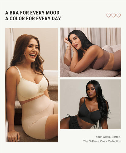 Everyday Wireless Bra Unlined Soft Bra