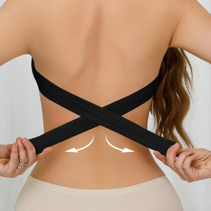🌓Last Day 49% OFF-Strapless invisible bra with side closure and crisscross back support