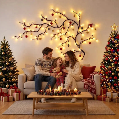 ✨ DIY Flexible LED Branch Lights | 8 Lighting Modes & Remote