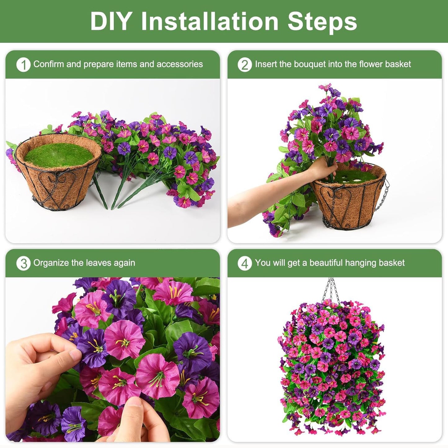 Last Day Only $4.99 / Bundle 🌺UV Resistant Hanging Artificial Morning Glory Vine 💖