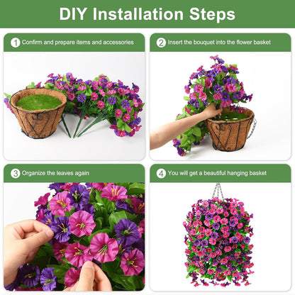 Last Day Only $4.99 / Bundle 🌺UV Resistant Hanging Artificial Morning Glory Vine 💖