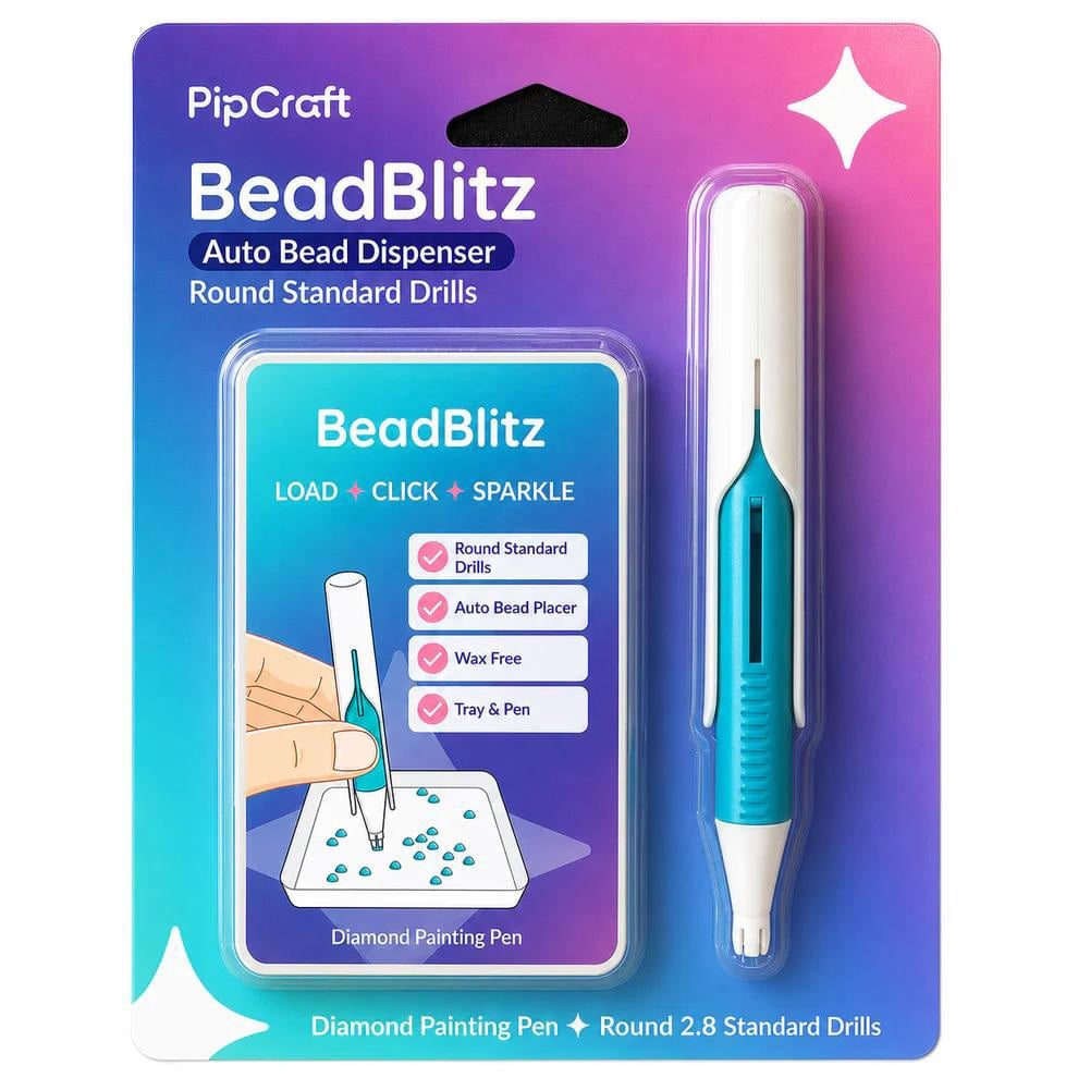 💎✨ Wax-Free Automatic Round Drill Dispenser Pen