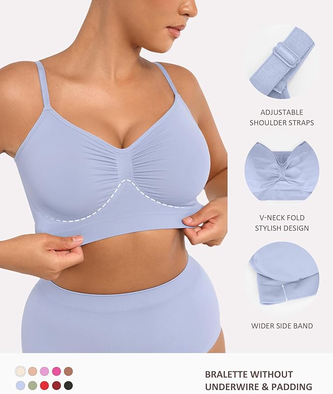 Everyday Wireless Bra Unlined Soft Bra