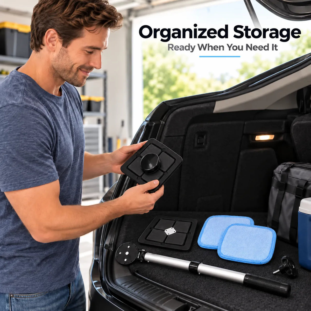 🔥LAST DAY 50% OFF -  Dual Magnetic Car Windshield Cleaner | Streak-Free Auto Glass Cleaning Kit