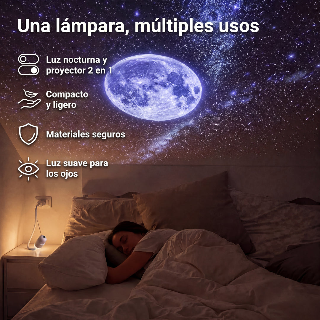 🔥LAST DAY 57% OFF - 🌌🌠HD Smart Dynamic 5D Holographic Night Light Projector