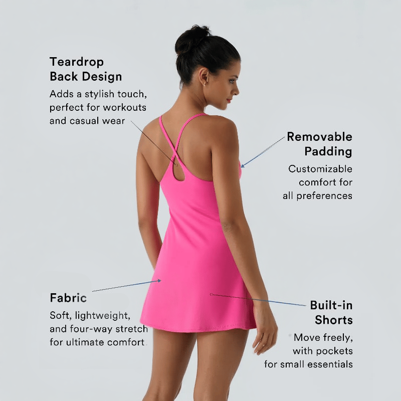 The Ultimate Backless Active Dress — Made for Movement & Easy Bathroom Breaks