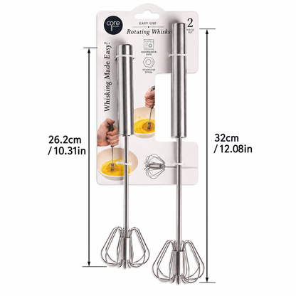 Stainless Steel Rotating Whisk