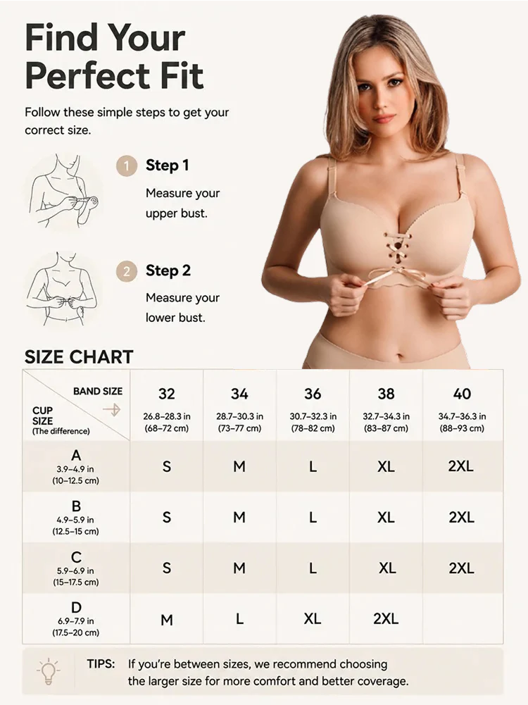 Wireless Strapless Drawstring Push Up Bra