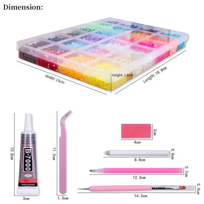 💎 DIY Crystal Bedazzle Rhinestone Art Kit