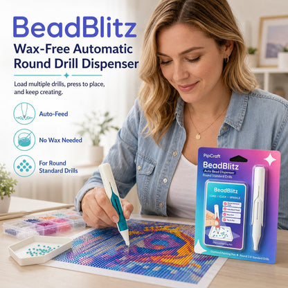 💎✨ Wax-Free Automatic Round Drill Dispenser Pen