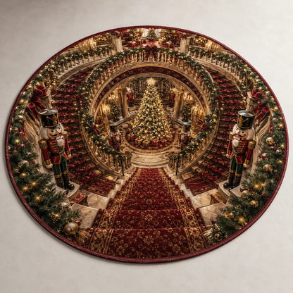 🎄 Christmas 3D Illusion Rug – Magical Holiday Portal Floor Decor