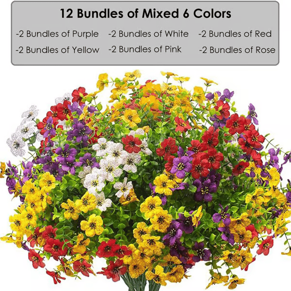 🌸UV Resistant Colorful Artificial Flower