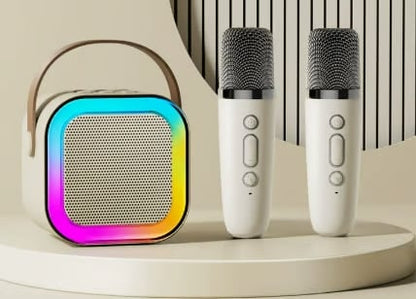 🌸Last Day 49% OFF  🔥🔥Mini Karaoke Machine with Wireless Microphones🎵