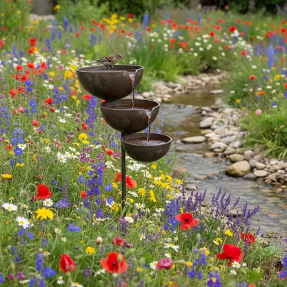 🔥Hot Sale 50% OFF🔥Bring Life Back To Your Garden – Rain Catcher Bird Bath 🌿🐦