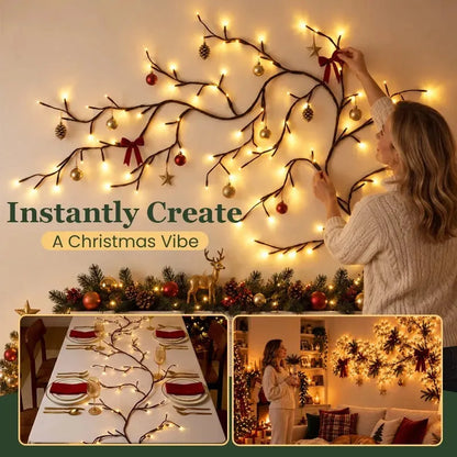 ✨ DIY Flexible LED Branch Lights | 8 Lighting Modes & Remote