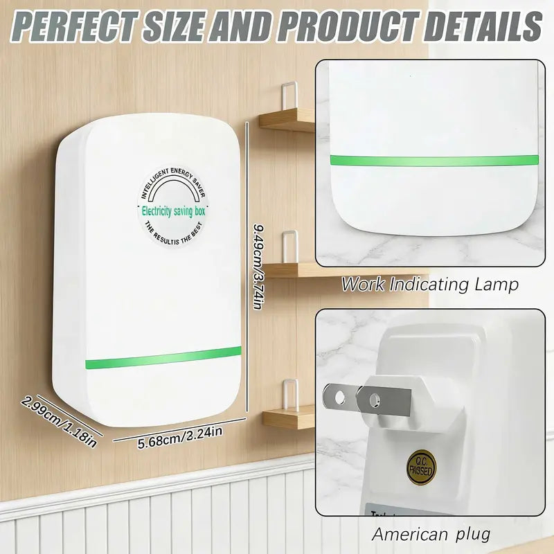 Plug-In Power Distribution Box Adapter for Home Office Travel