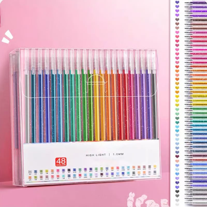 🎨Last Day Promotion 49% OFF🔥🎁 Glitter Gel Pen Set