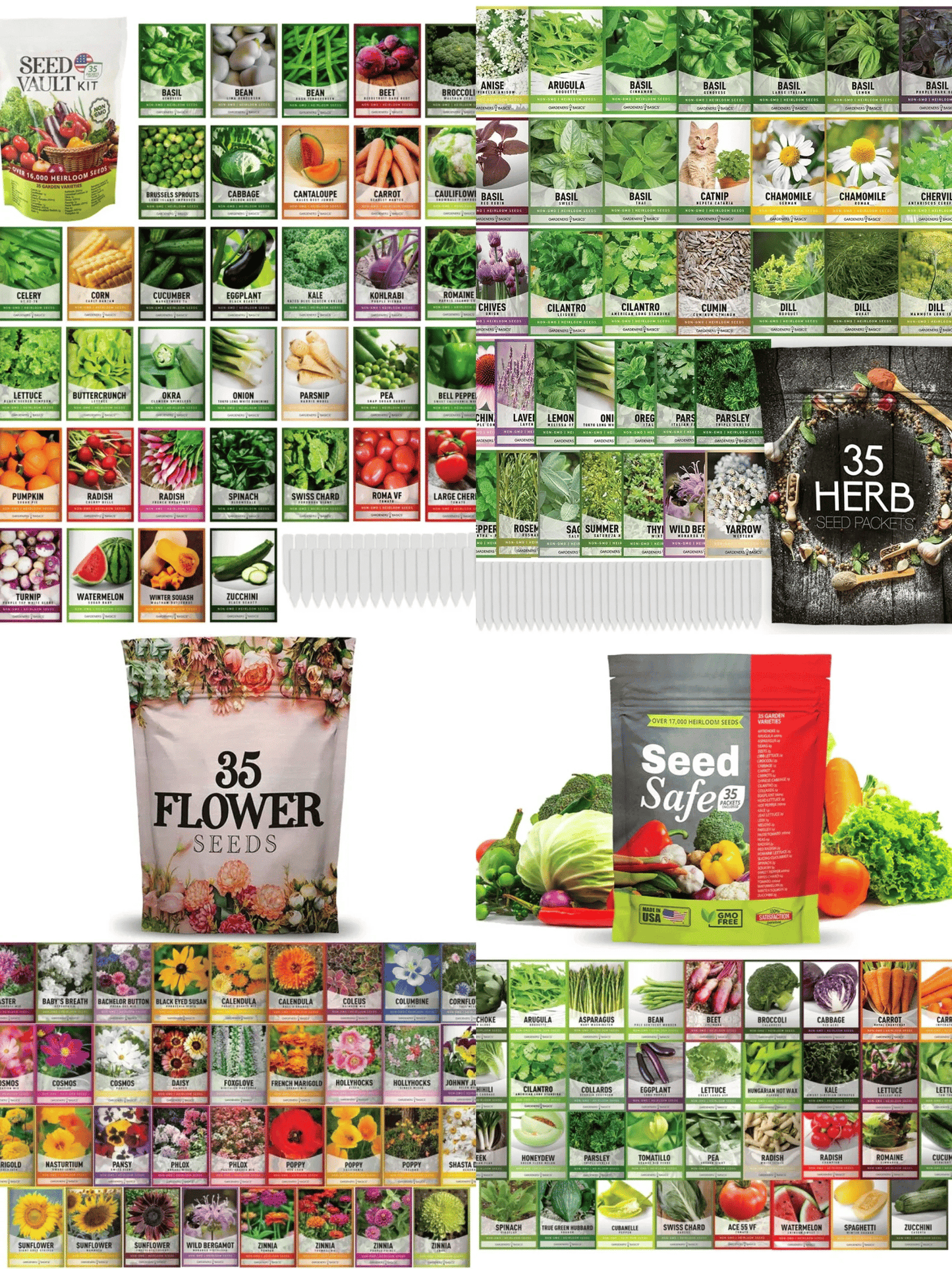 🔥LAST DAY 60% OFF🥦Ultimate Survival Seed Vault |🌿50-Year Shelf Life✨