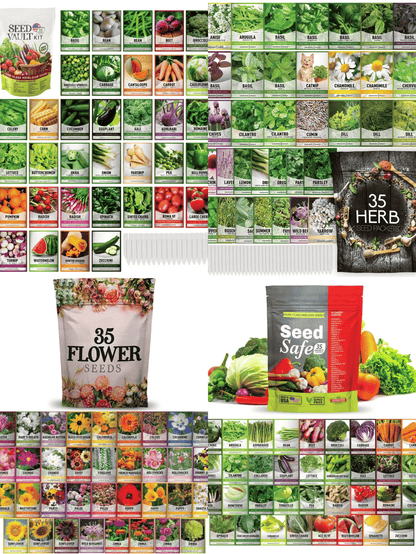 🔥LAST DAY 60% OFF🥦Ultimate Survival Seed Vault |🌿50-Year Shelf Life✨