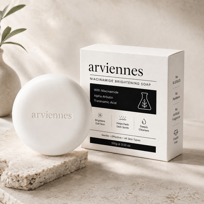 🚿 Niacinamide Skin Brightening Soap melasma dark spots freckle