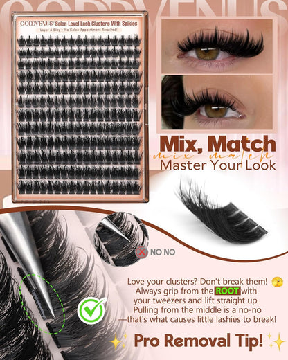 🔥HOT SALE 49% OFF 🔥Salon-Level Lash Cluster With Spikes