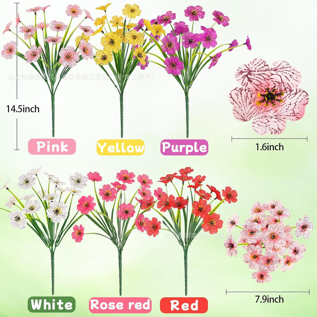 🔥Last Day 49% OFF- Outdoor Artificial Flowers💐