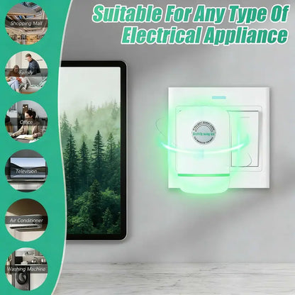 Plug-In Power Distribution Box Adapter for Home Office Travel