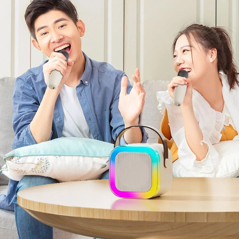 🌸Last Day 49% OFF  🔥🔥Mini Karaoke Machine with Wireless Microphones🎵