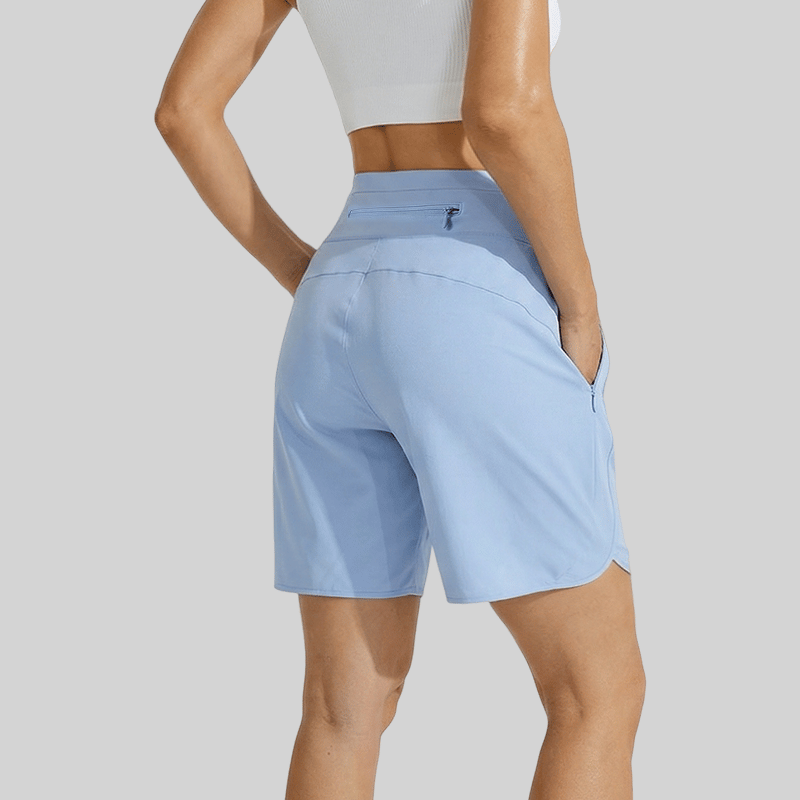 ⏰Hot Sale Women's Active 7 Inseam Athletic Long Running High Wasistband Shorts