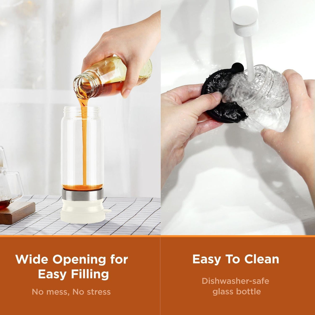 No-Drip Honey Dispenser for Clean, Effortless Everyday Pouring🍯