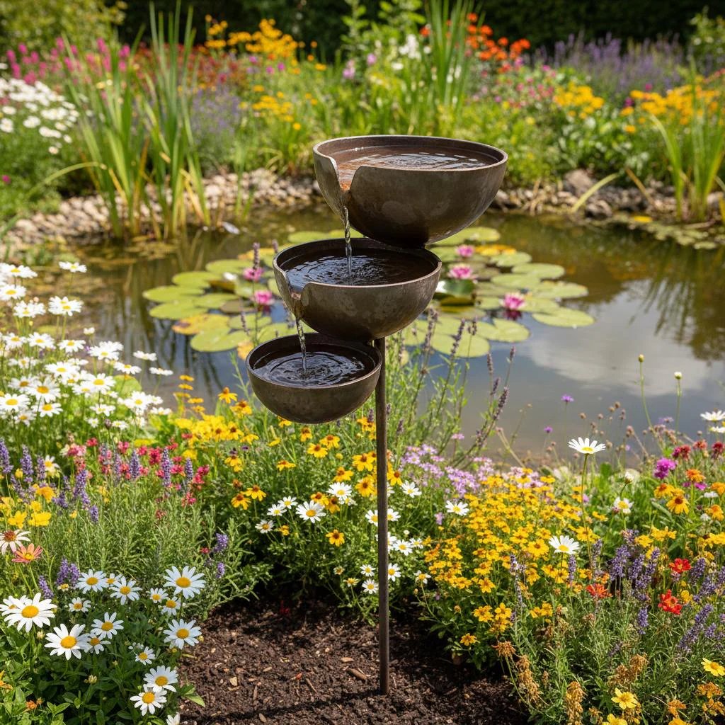 🔥Hot Sale 50% OFF🔥Bring Life Back To Your Garden – Rain Catcher Bird Bath 🌿🐦