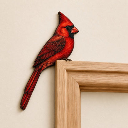 Wooden Chickadee Door Topper