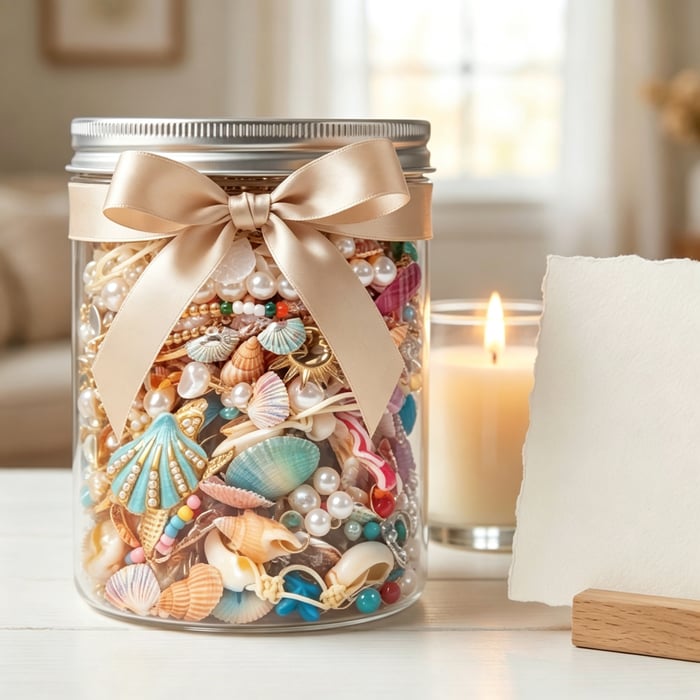 🎄 Mystery Jewelry Jar – Curated Sparkle Collection for a Beautiful Surprise