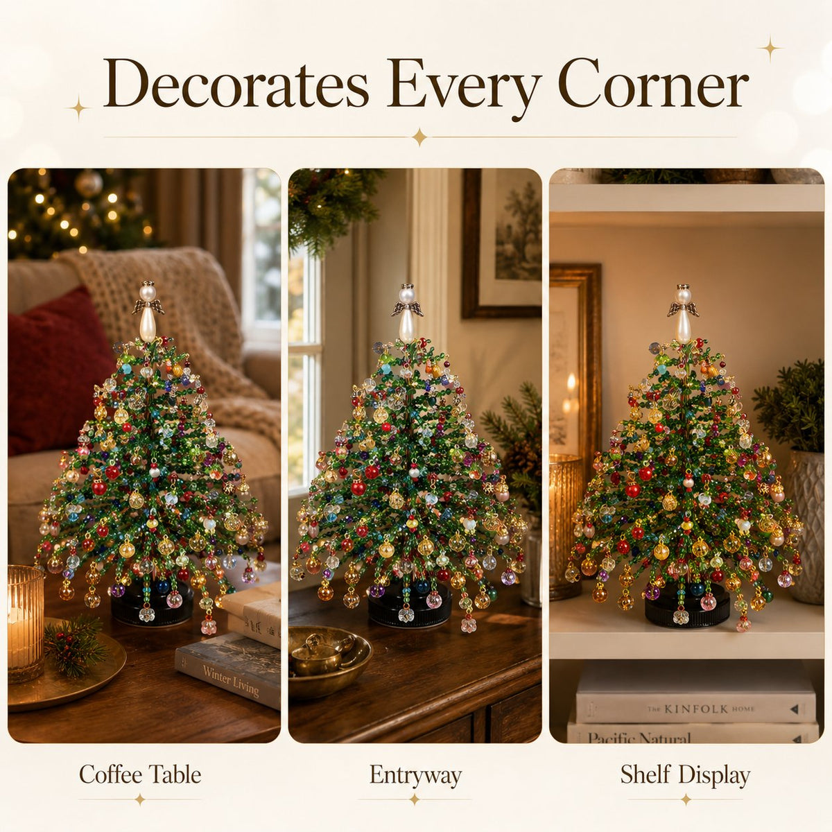 🔥LAST DAY 50% OFF - 🎄✨ DIY Beaded Christmas Tree Kit – 🎅Create Your Own Sparkling Holiday Decoration