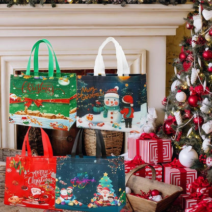 🎁Early Christmas Hot Sale 49% OFF🎅16PCS Christmas Gift Bags With Assorted Patterns