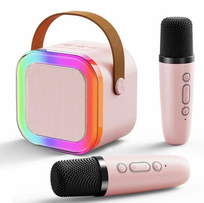 🌸Last Day 49% OFF  🔥🔥Mini Karaoke Machine with Wireless Microphones🎵