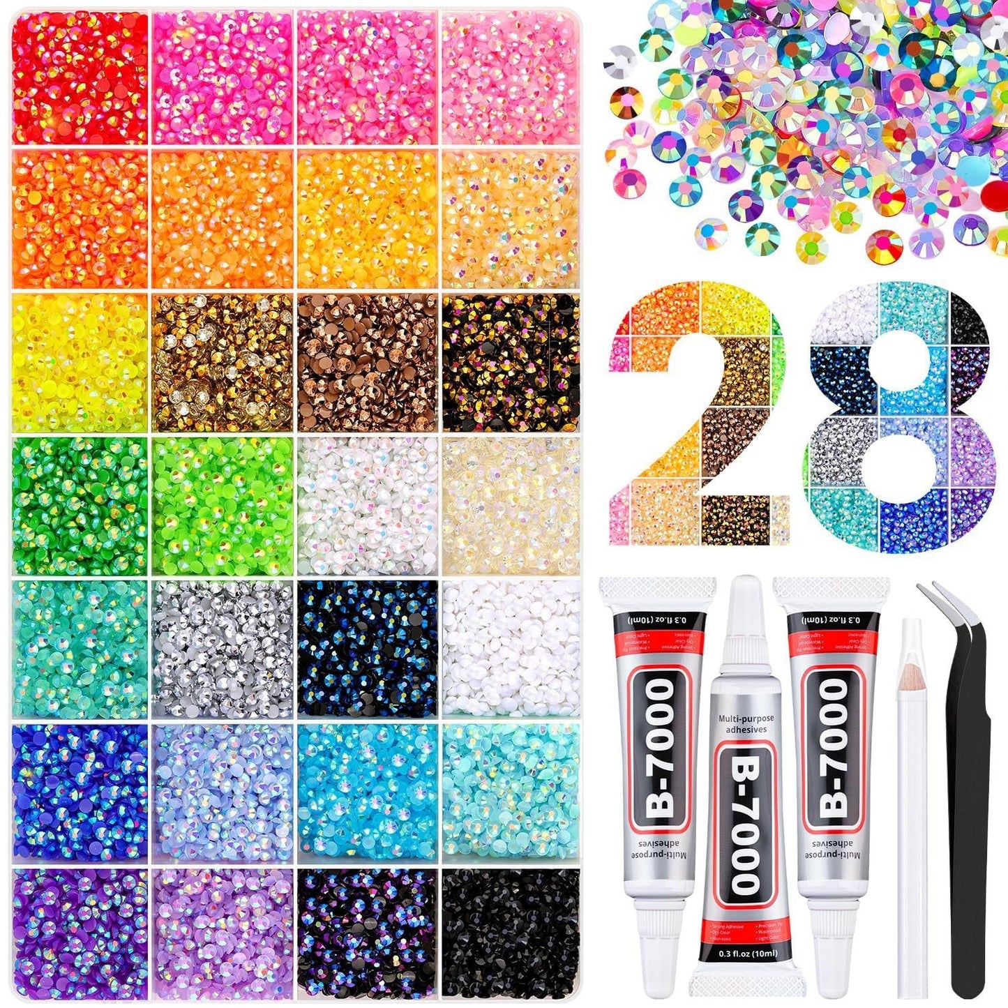 💎 DIY Crystal Bedazzle Rhinestone Art Kit