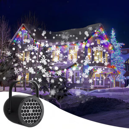 (🎄Early Christmas Sale 50%)🔌LED Christmas Projection Lamp - 16 Patterns of Pure Holiday Magic!✨