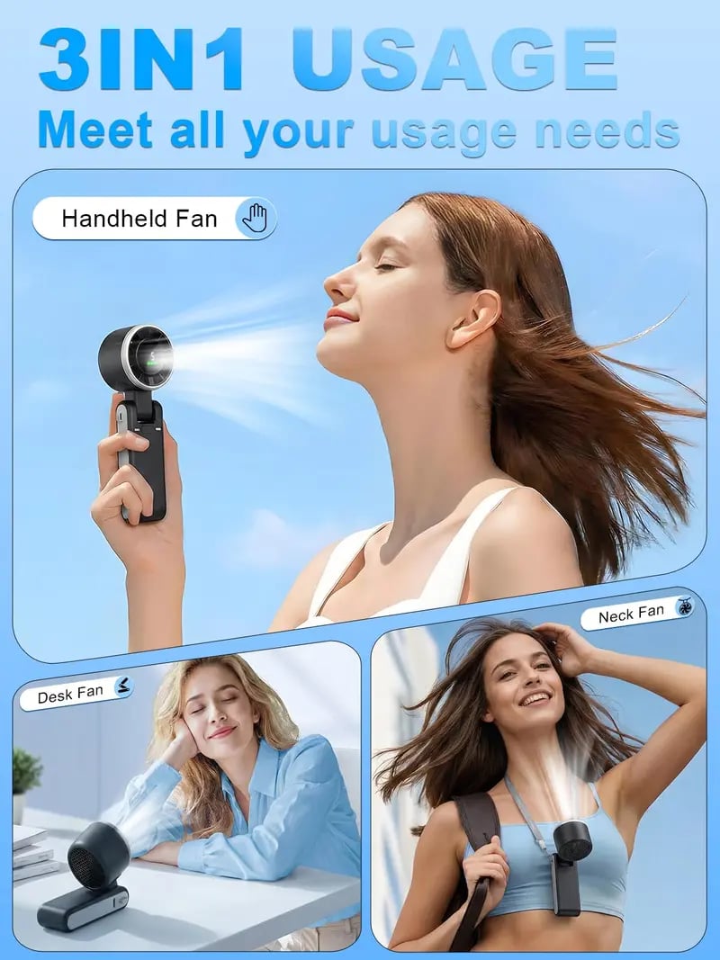 [yiye]🌪️ Portable Handheld Turbo Fan