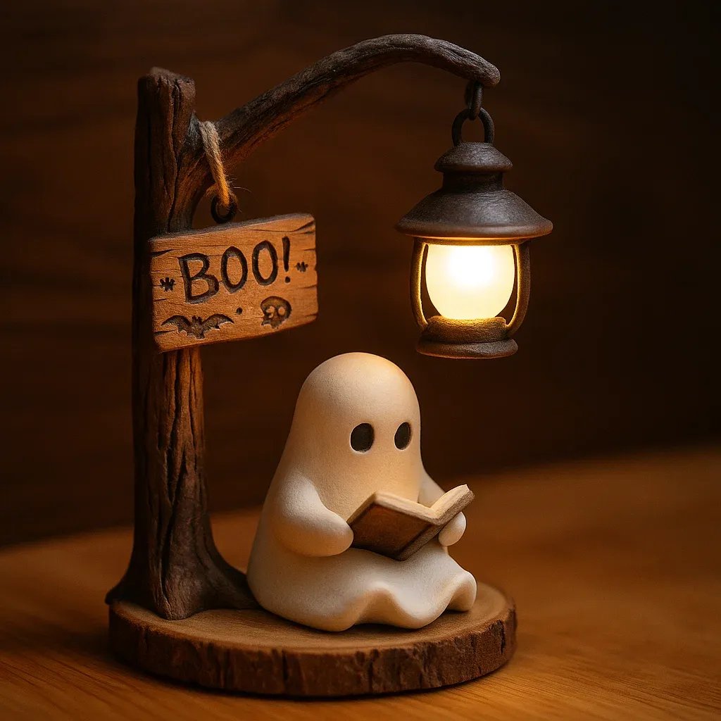 🔥Hot Sale 50% OFF🔥- Cute Ghost Reading Lantern