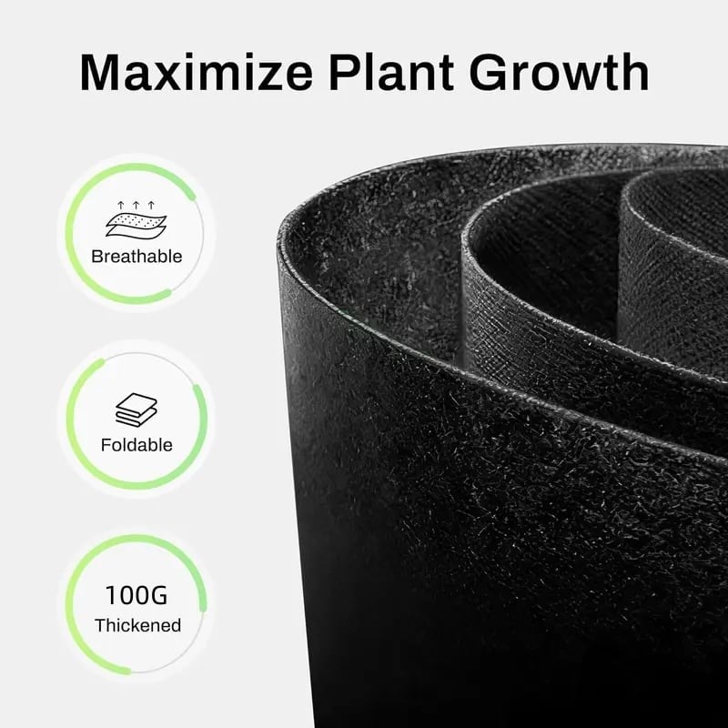 🌱 7 Gallon Grow Bags – Heavy Duty Aeration Fabric Pots with Handles for Vegetables, Flowers & Fruits 🪴