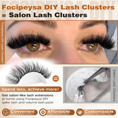 🔥HOT SALE 49% OFF 🔥Salon-Level Lash Cluster With Spikes