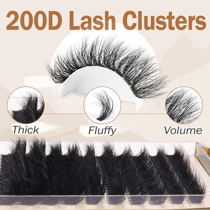 🔥HOT SALE 49% OFF 🔥Salon-Level Lash Cluster With Spikes