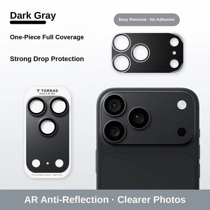 Metal Camera Lens Protector for iPhone 17/18 Series – Camera Module Cover