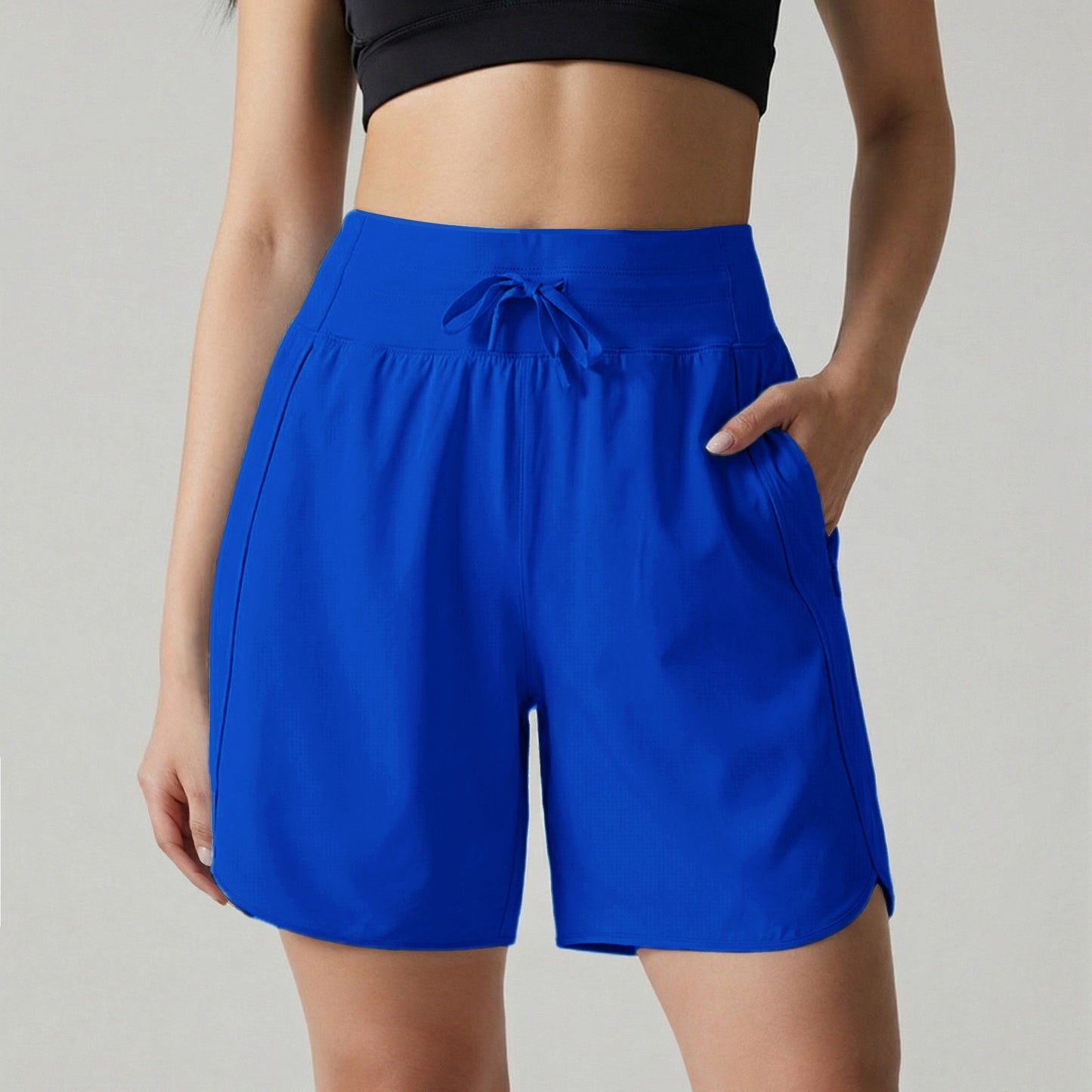 ⏰Hot Sale Women's Active 7 Inseam Athletic Long Running High Wasistband Shorts