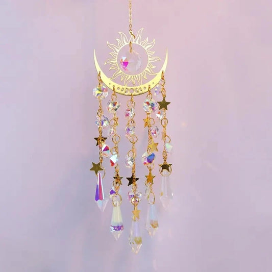 ✨Crystal Sun Catcher, lndoor Outdoor Decor for Window Bedroom Courtyard Garden☪️