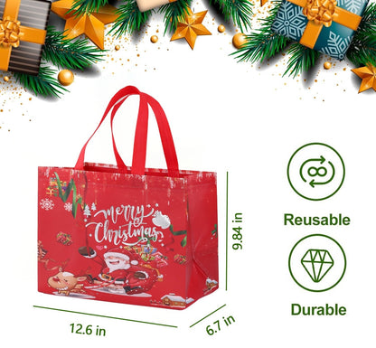 🎁Early Christmas Hot Sale 49% OFF🎅16PCS Christmas Gift Bags With Assorted Patterns